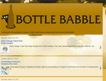 Tablet Screenshot of bottle-babble.com